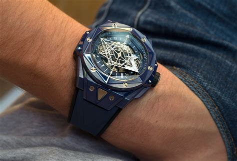 hublot sang bleu 2 all black|hublot sang bleu watches.